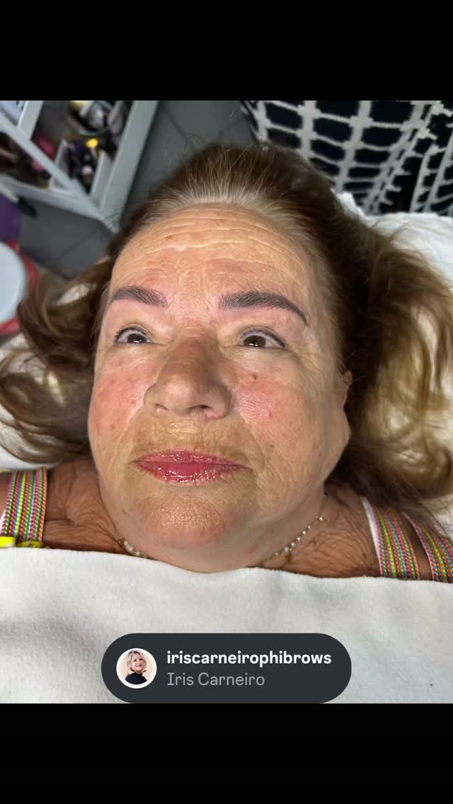 Resultado publicado de sobrancelhas em pele madura